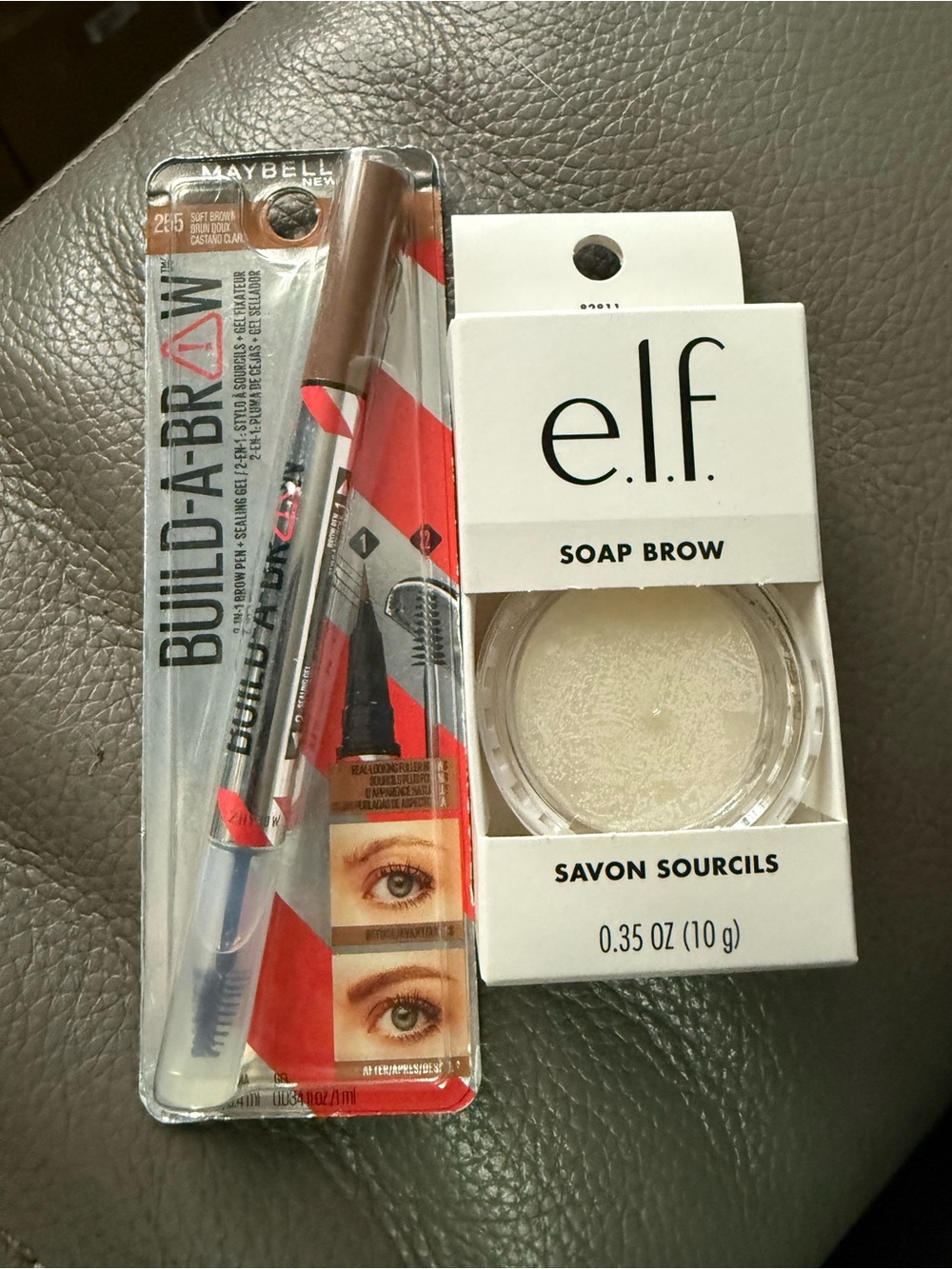 Maybelline Build-A-Brow Dual Brow Tool in Brown + Clear Soap Brow